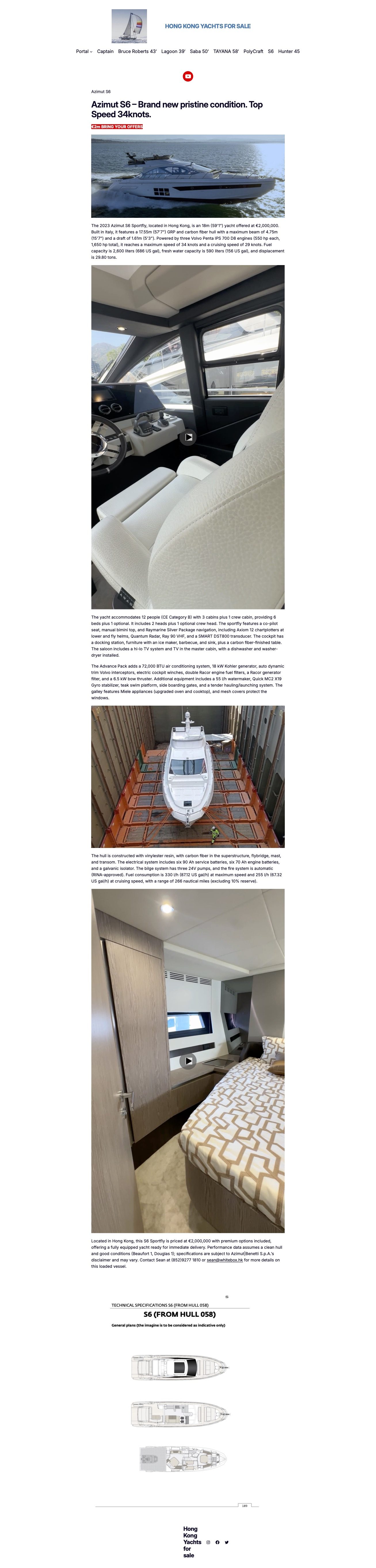 Azimut S6 Sportfly