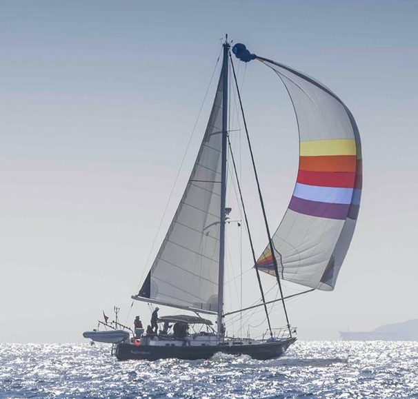 Racing under spinnaker