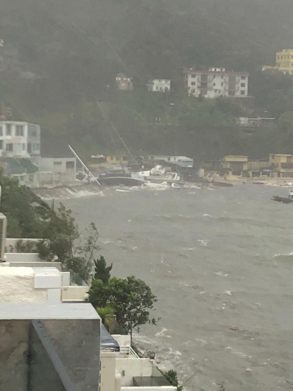 Typhoon Mangkut — Hebe Haven Gets Slammed