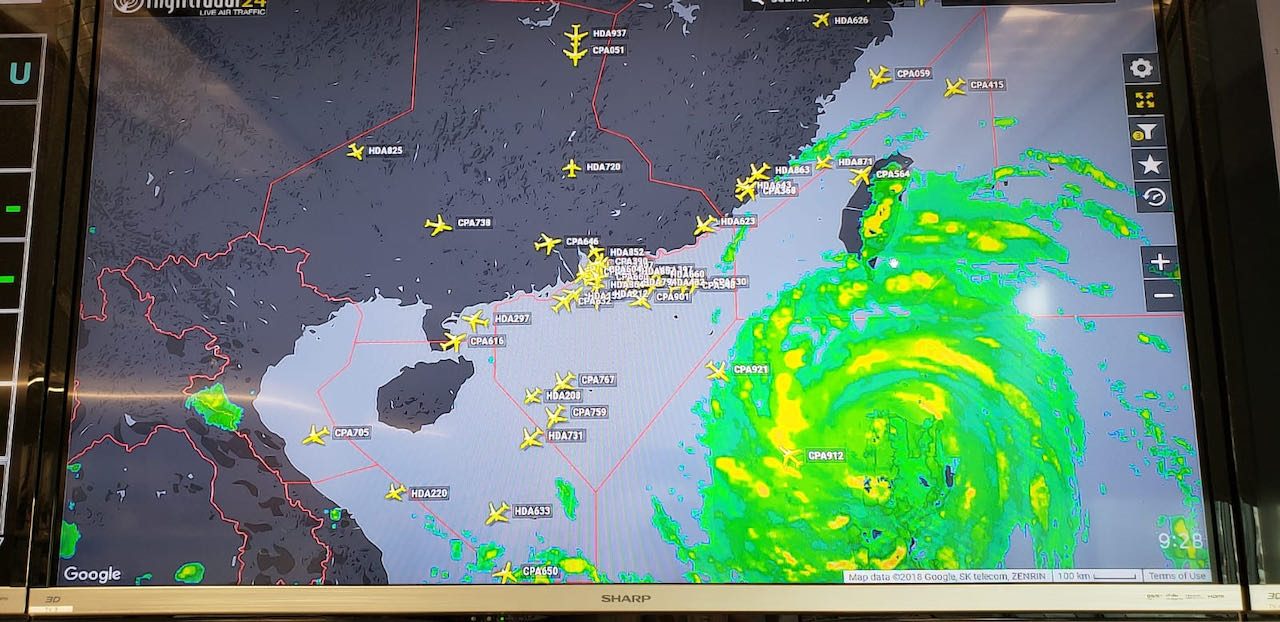Typhoon Mangkut — Hebe Haven Gets Slammed