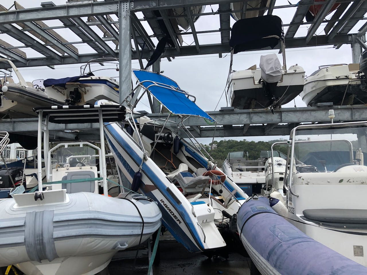 Typhoon Mangkut — Hebe Haven Gets Slammed