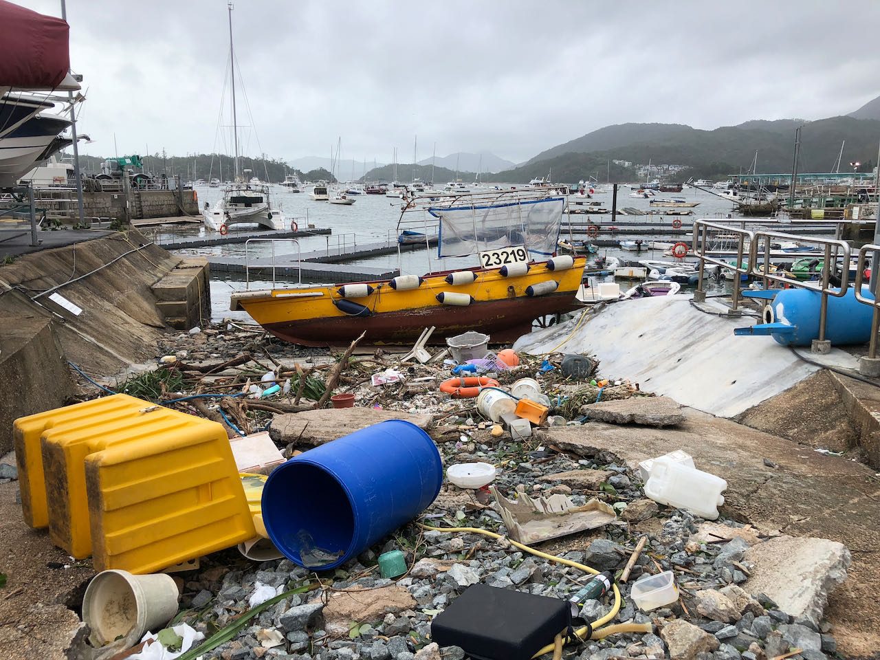 Typhoon Mangkut — Hebe Haven Gets Slammed