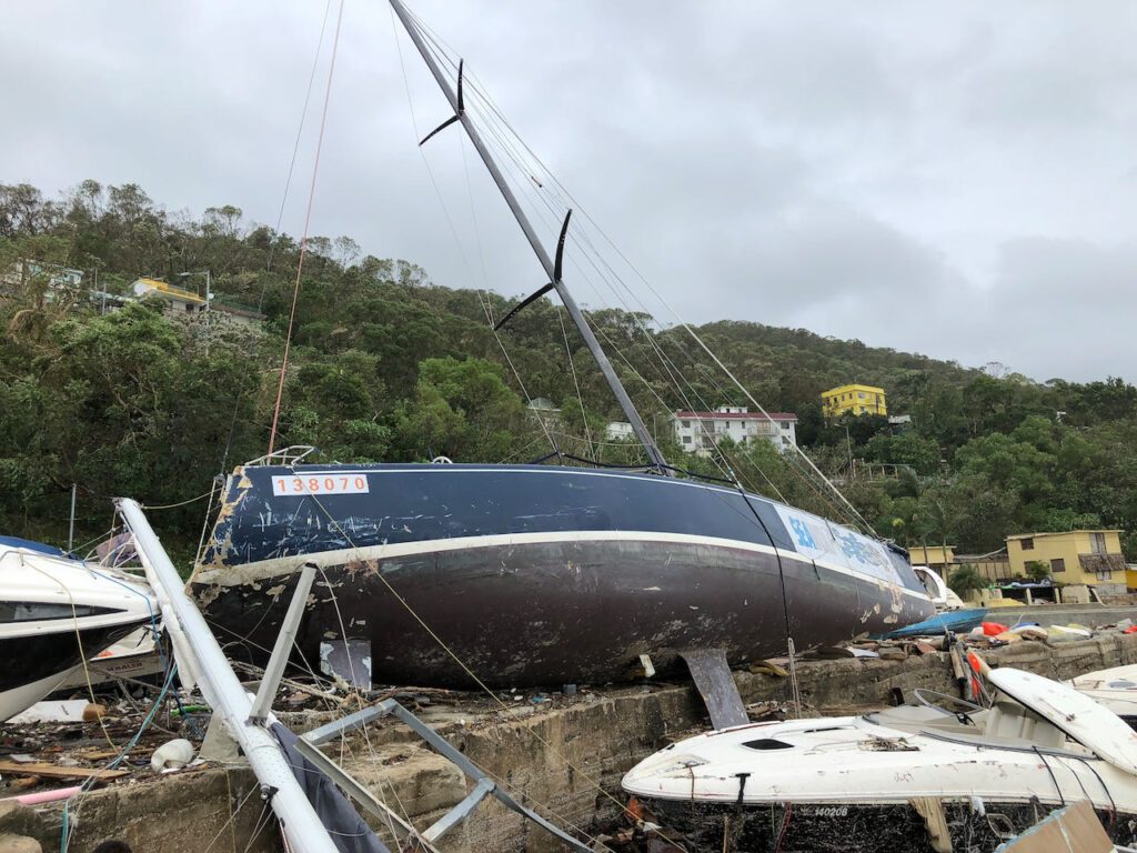 Typhoon Mangkut — Hebe Haven Gets Slammed